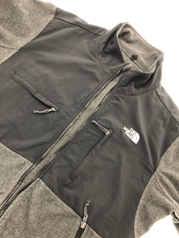 【中古品】【メンズ】 THE NORTH FACE ザ・ノースフェイス DENALI FLEECE JACKET BLACK GRAY デナリ フリース ジャケット アウター 144-260815-rt-09-tagh サイズ：XL カラー：ブラック 万代Net店