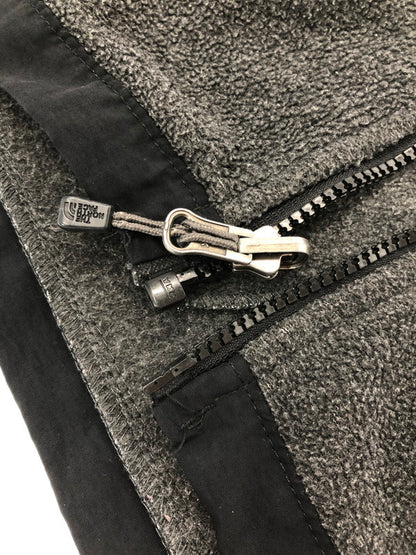 【中古品】【メンズ】 THE NORTH FACE ザ・ノースフェイス DENALI FLEECE JACKET BLACK GRAY デナリ フリース ジャケット アウター 144-260815-rt-09-tagh サイズ：XL カラー：ブラック 万代Net店