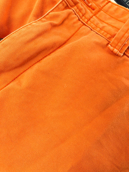 【現状渡し品】【メンズ】 POLO RALPH LAUREN ポロ ラルフ ローレン CARGO SHORT ORENGE カーゴ ショート パンツ ボトムス 157-260808-rt-19-tagh サイズ：38 カラー：オレンジ 万代Net店