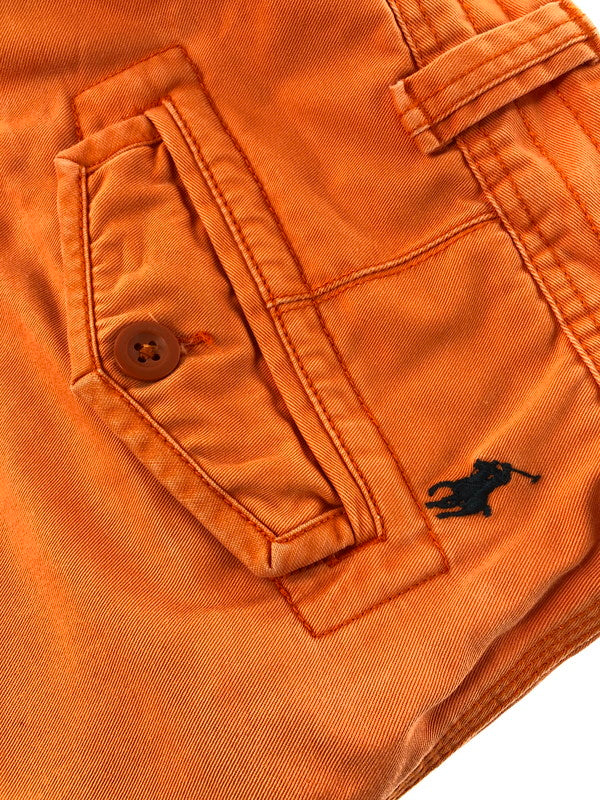 【現状渡し品】【メンズ】 POLO RALPH LAUREN ポロ ラルフ ローレン CARGO SHORT ORENGE カーゴ ショート パンツ ボトムス 157-260808-rt-19-tagh サイズ：38 カラー：オレンジ 万代Net店