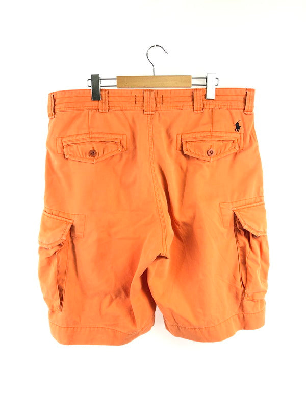 【現状渡し品】【メンズ】 POLO RALPH LAUREN ポロ ラルフ ローレン CARGO SHORT ORENGE カーゴ ショート パンツ ボトムス 157-260808-rt-19-tagh サイズ：38 カラー：オレンジ 万代Net店