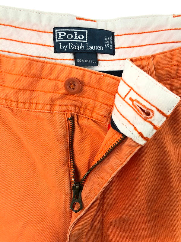 【現状渡し品】【メンズ】 POLO RALPH LAUREN ポロ ラルフ ローレン CARGO SHORT ORENGE カーゴ ショート パンツ ボトムス 157-260808-rt-19-tagh サイズ：38 カラー：オレンジ 万代Net店