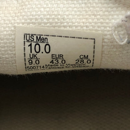 【現状渡し品】【メンズ】 VANS バンズ SLIP-ON PRO CHECKER WHITE BLACK VN0A347VAPK スリッポン プロ スニーカー 靴 163-260807-rt-28-tagh サイズ：28cm US10 カラー：ホワイト/ブラック 万代Net店