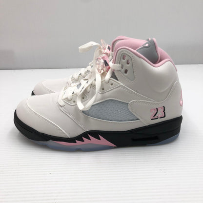 【中古美品】【メンズ】 NIKE ナイキ AIR JORDAN 5 RETRO　PINK エア ジョーダン 5 レトロ スニーカー 靴 160-260807-rt-24-tagh サイズ：27.5cm US9.5 カラー：ホワイト 万代Net店