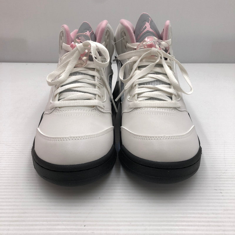 【中古美品】【メンズ】 NIKE ナイキ AIR JORDAN 5 RETRO　PINK エア ジョーダン 5 レトロ スニーカー 靴 160-260807-rt-24-tagh サイズ：27.5cm US9.5 カラー：ホワイト 万代Net店