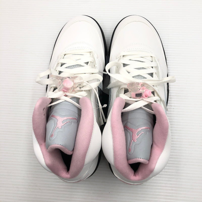 【中古美品】【メンズ】 NIKE ナイキ AIR JORDAN 5 RETRO　PINK エア ジョーダン 5 レトロ スニーカー 靴 160-260807-rt-24-tagh サイズ：27.5cm US9.5 カラー：ホワイト 万代Net店
