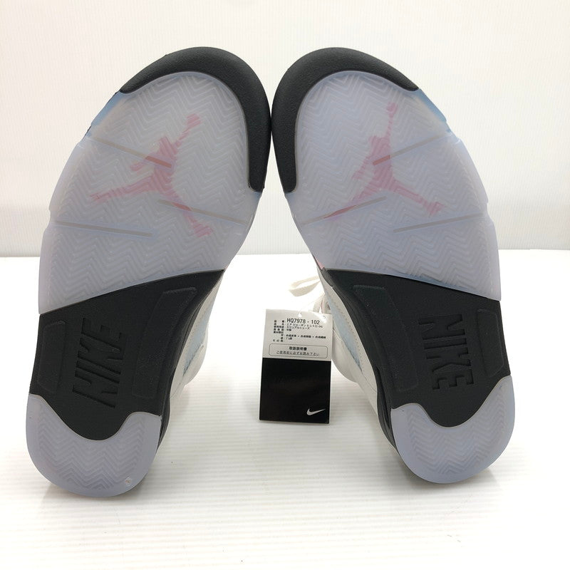 【中古美品】【メンズ】 NIKE ナイキ AIR JORDAN 5 RETRO　PINK エア ジョーダン 5 レトロ スニーカー 靴 160-260807-rt-24-tagh サイズ：27.5cm US9.5 カラー：ホワイト 万代Net店