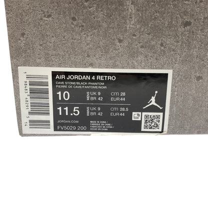 【中古美品】【メンズ】 NIKE ナイキ AIR JORDAN 4 RETRO BROWN FV5029-200 エア ジョーダン 4 レトロ スニーカー 靴 160-260812-rt-06-tagh サイズ：28cm US10 万代Net店