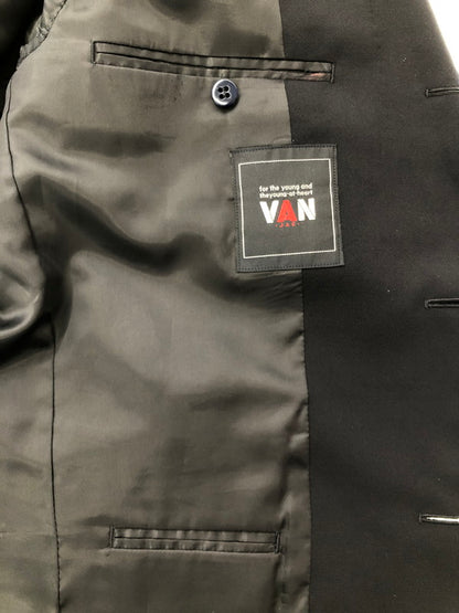【中古品】【メンズ】 VAN JAC ヴァン ジャケット TAILORED JACKET VAB-78 中国製 金ボタン テーラードジャケット ライトアウター 146-260815-rt-05-tagh サイズ：AB5 カラー：ネイビー 万代Net店