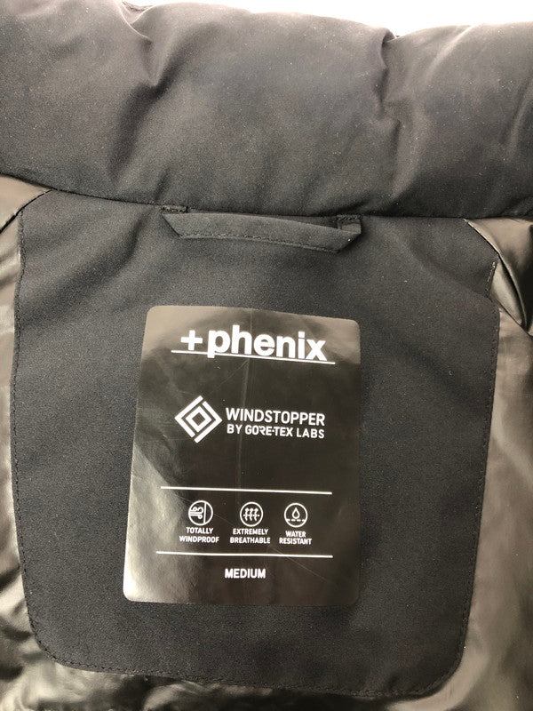 【中古品】【メンズ】 +PHENIX フェニックス WINDSTOPPER BY GORE-TEX LABS DOWN COAT P00-24015 ウィンド ストッパー ゴア テックス ダウン コート アウター 144-260809-rt-05-tagh サイズ：M カラー：ブラック 万代Net店