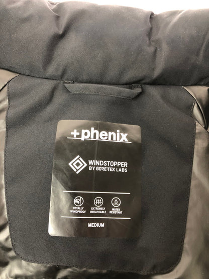 【中古品】【メンズ】 +PHENIX フェニックス WINDSTOPPER BY GORE-TEX LABS DOWN COAT P00-24015 ウィンド ストッパー ゴア テックス ダウン コート アウター 144-260809-rt-05-tagh サイズ：M カラー：ブラック 万代Net店