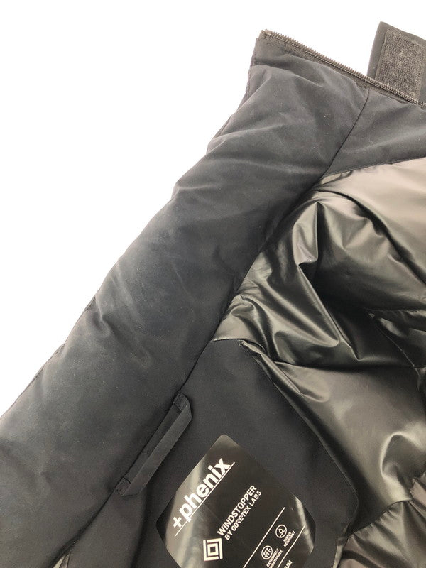 【中古品】【メンズ】 +PHENIX フェニックス WINDSTOPPER BY GORE-TEX LABS DOWN COAT P00-24015 ウィンド ストッパー ゴア テックス ダウン コート アウター 144-260809-rt-05-tagh サイズ：M カラー：ブラック 万代Net店