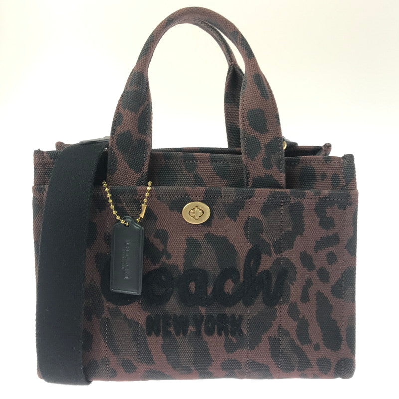 【中古品】【レディース】 COACH コーチ ANIMAL TOTE WINE RED F2557-CP769 アニマル トート カバン 180-260813-rt-03-tagh カラー：ブラウン 万代Net店