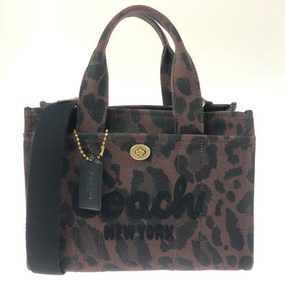【中古品】【レディース】 COACH コーチ ANIMAL TOTE WINE RED F2557-CP769 アニマル トート カバン 180-260813-rt-03-tagh カラー：ブラウン 万代Net店