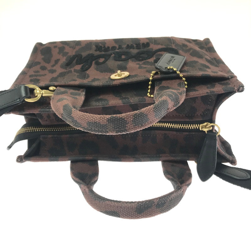 【中古品】【レディース】 COACH コーチ ANIMAL TOTE WINE RED F2557-CP769 アニマル トート カバン 180-260813-rt-03-tagh カラー：ブラウン 万代Net店