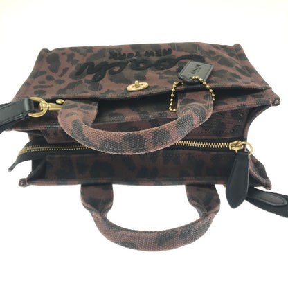 【中古品】【レディース】 COACH コーチ ANIMAL TOTE WINE RED F2557-CP769 アニマル トート カバン 180-260813-rt-03-tagh カラー：ブラウン 万代Net店