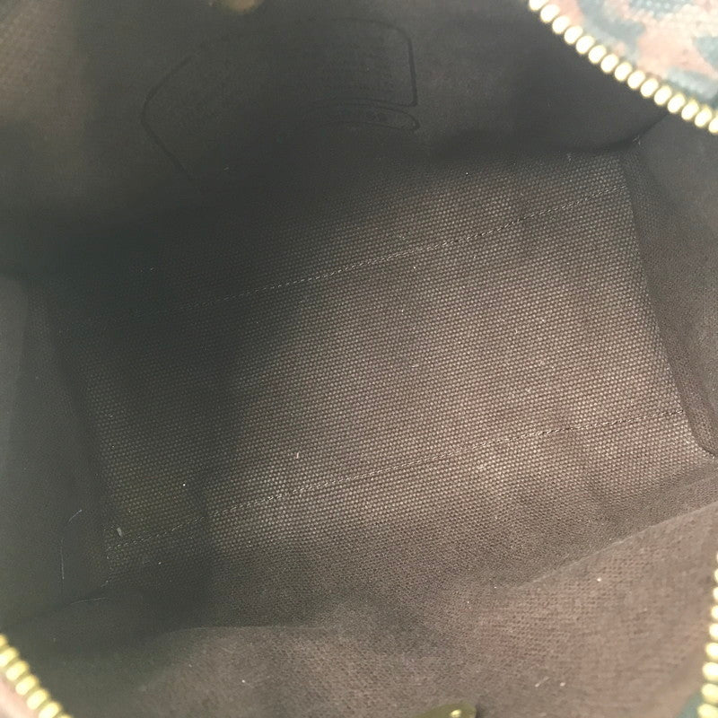 【中古品】【レディース】 COACH コーチ ANIMAL TOTE WINE RED F2557-CP769 アニマル トート カバン 180-260813-rt-03-tagh カラー：ブラウン 万代Net店