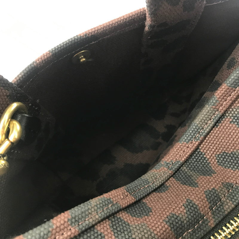 【中古品】【レディース】 COACH コーチ ANIMAL TOTE WINE RED F2557-CP769 アニマル トート カバン 180-260813-rt-03-tagh カラー：ブラウン 万代Net店