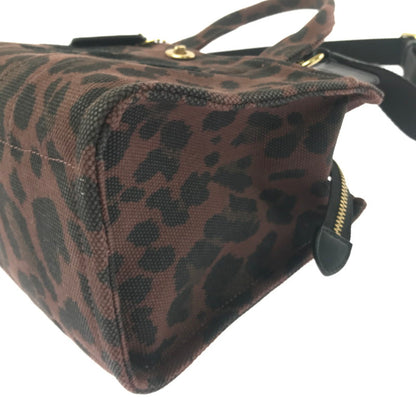 【中古品】【レディース】 COACH コーチ ANIMAL TOTE WINE RED F2557-CP769 アニマル トート カバン 180-260813-rt-03-tagh カラー：ブラウン 万代Net店