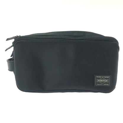 【中古品】【メンズ】 PORTER ポーター TIME POUCH BLACK タイム ポーチ カバン 吉田カバン 188-260813-rt-04-tagh カラー：ブラック 万代Net店