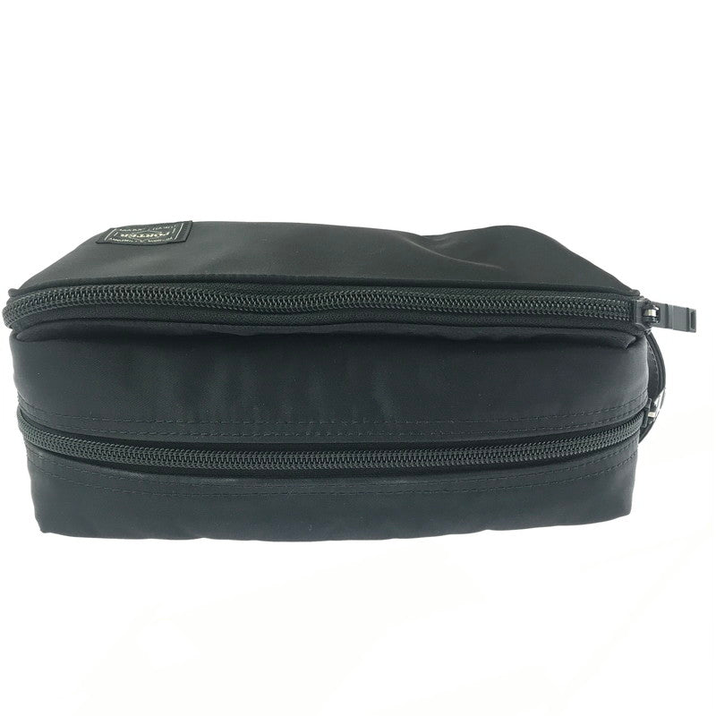【中古品】【メンズ】 PORTER ポーター TIME POUCH BLACK タイム ポーチ カバン 吉田カバン 188-260813-rt-04-tagh カラー：ブラック 万代Net店