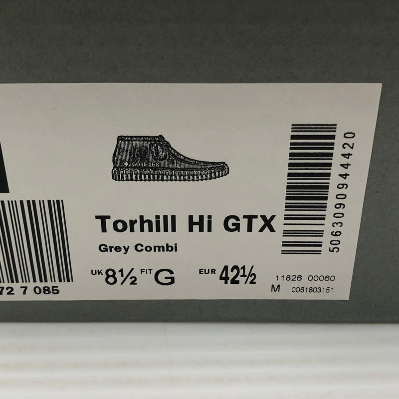 【中古美品】【メンズ】 CLARKS クラークス TORHILL HI GORE-TEX GRAY 26178272 トーヒル ハイ ゴアテックス 靴 164-260807-rt-26-tagh サイズ：UK8 1/2 EUR 42 1/2 カラー：グレー 万代Net店
