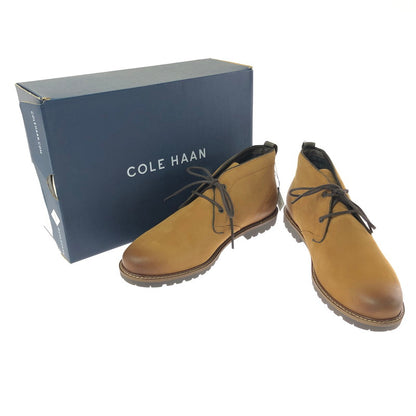 【中古美品】【メンズ】 COLE HAAN コールハーン CHUKKA BOOTS BROWN C39163 チャッカ ブーツ 靴 164-260812-rt-09-tagh サイズ：26.5cm US9 カラー：ブラウン系 万代Net店