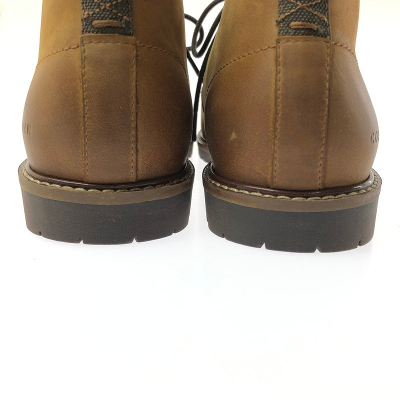 【中古美品】【メンズ】 COLE HAAN コールハーン CHUKKA BOOTS BROWN C39163 チャッカ ブーツ 靴 164-260812-rt-09-tagh サイズ：26.5cm US9 カラー：ブラウン系 万代Net店