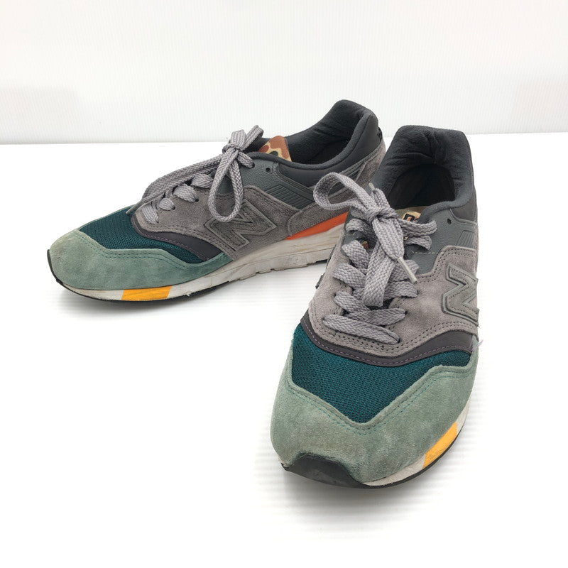 【中古品】【メンズ】 NEW BALANCE ニューバランス 997 GRAY GREEN DUCK CAMO M997NM USA製 997 スニーカー 靴 162-260807-rt-29-tagh サイズ：26.5cm US8 1/2 カラー：グリーン/グレー 万代Net店
