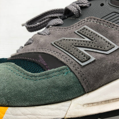 【中古品】【メンズ】 NEW BALANCE ニューバランス 997 GRAY GREEN DUCK CAMO M997NM USA製 997 スニーカー 靴 162-260807-rt-29-tagh サイズ：26.5cm US8 1/2 カラー：グリーン/グレー 万代Net店