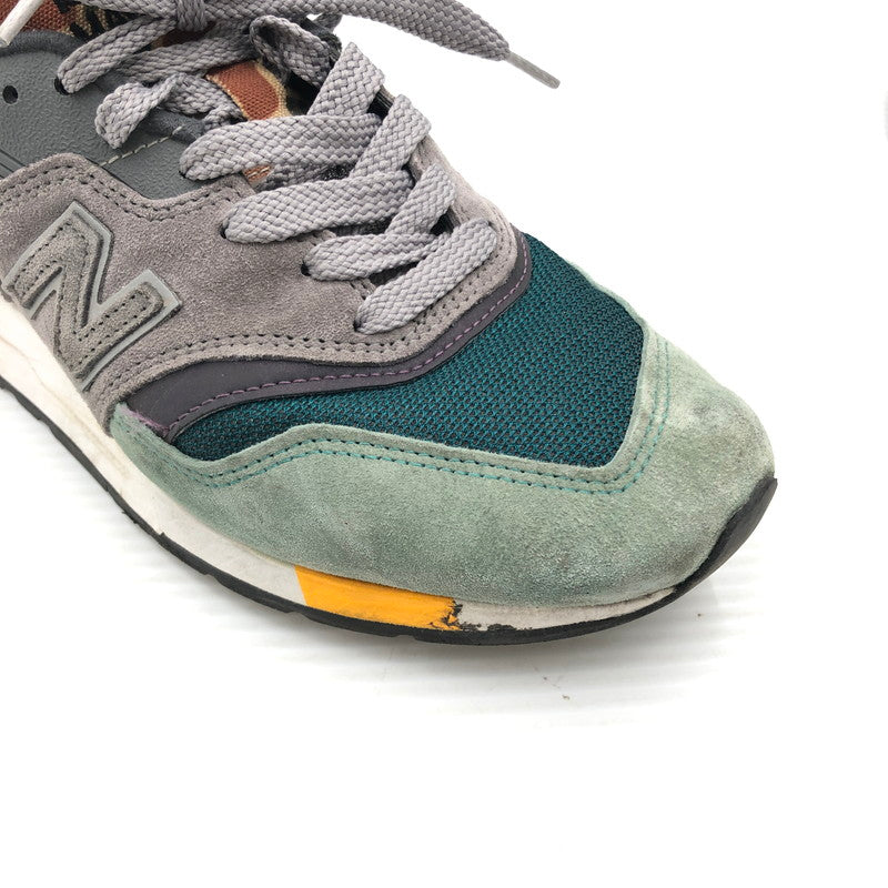 【中古品】【メンズ】 NEW BALANCE ニューバランス 997 GRAY GREEN DUCK CAMO M997NM USA製 997 スニーカー 靴 162-260807-rt-29-tagh サイズ：26.5cm US8 1/2 カラー：グリーン/グレー 万代Net店