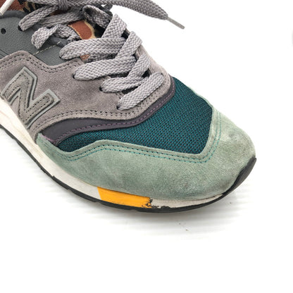 【中古品】【メンズ】 NEW BALANCE ニューバランス 997 GRAY GREEN DUCK CAMO M997NM USA製 997 スニーカー 靴 162-260807-rt-29-tagh サイズ：26.5cm US8 1/2 カラー：グリーン/グレー 万代Net店