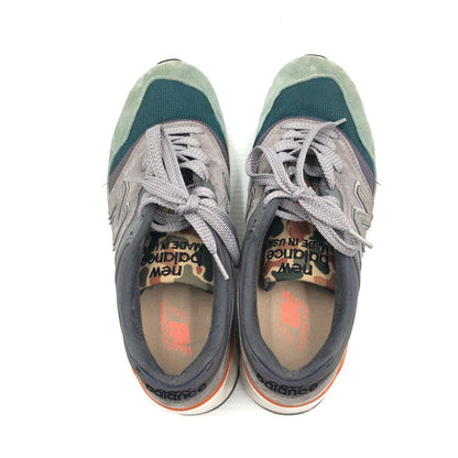 【中古品】【メンズ】 NEW BALANCE ニューバランス 997 GRAY GREEN DUCK CAMO M997NM USA製 997 スニーカー 靴 162-260807-rt-29-tagh サイズ：26.5cm US8 1/2 カラー：グリーン/グレー 万代Net店