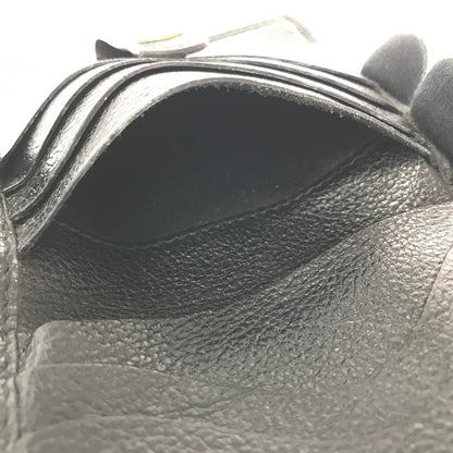 【中古品】【メンズ】 IL BISONTE イルビゾンテ BASIC DESIGN BI-FOLD WALLET BLACK 5472300840 ベーシック デザイン ウォレット 二つ折り財布 200-260812-rt-17-tagh カラー：ブラック 万代Net店