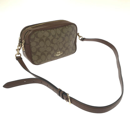 【中古品】【メンズ】 COACH コーチ JES CROSSBODY IN SIGNATURE CANVAS BROWN 68168 クロスボディ イン シグネイチャ キャンバス カバン 180-260813-rt-02-tagh カラー：ブラウン 万代Net店