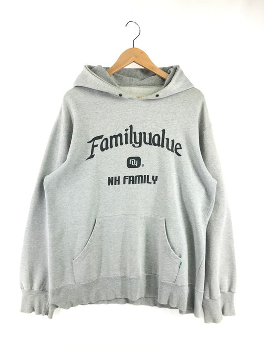 【現状渡し品】【メンズ】 WTAPS ダブル タップス × NEIGHBORHOOD ネイバーフッド RIPPER FAMILIYVALUE 192ATNHD-CSM035 リッパーファミリーバリュー パーカー トップス 142-260807-rt-20-tagh サイズ：L カラー：グレー 万代Net店
