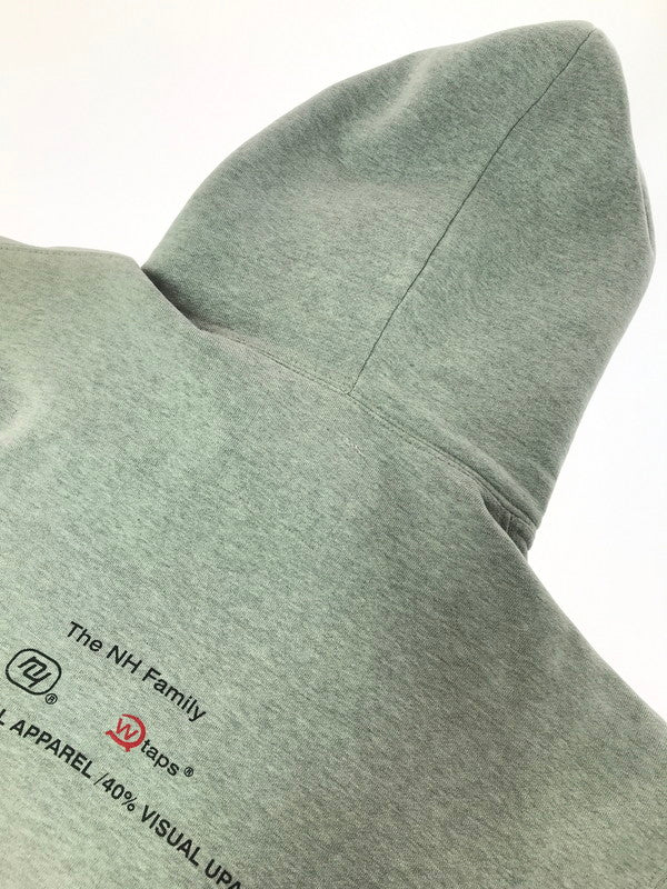 【現状渡し品】【メンズ】 WTAPS ダブル タップス × NEIGHBORHOOD ネイバーフッド RIPPER FAMILIYVALUE 192ATNHD-CSM035 リッパーファミリーバリュー パーカー トップス 142-260807-rt-20-tagh サイズ：L カラー：グレー 万代Net店