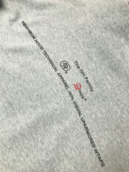 【現状渡し品】【メンズ】 WTAPS ダブル タップス × NEIGHBORHOOD ネイバーフッド RIPPER FAMILIYVALUE 192ATNHD-CSM035 リッパーファミリーバリュー パーカー トップス 142-260807-rt-20-tagh サイズ：L カラー：グレー 万代Net店