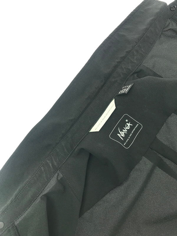 【中古品】【メンズ】 NANGA ナンガ DOTAIRR COMFY SS SHIRT NW2411-1E900 コンフィ ショートスリーブ シャツ トップス 144-260807-rt-18-tagh サイズ：M カラー：ブラック 万代Net店