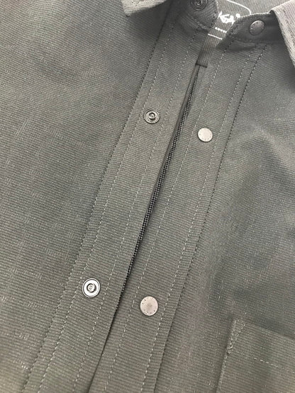 【中古品】【メンズ】 NANGA ナンガ DOTAIRR COMFY SS SHIRT NW2411-1E900 コンフィ ショートスリーブ シャツ トップス 144-260807-rt-18-tagh サイズ：M カラー：ブラック 万代Net店