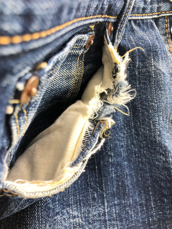 【現状渡し品】【メンズ】 THE FLAT HEAD ザ フラット ヘッド REGULAR STRAIGHT JEANS 3005 レギュラー ストレート ジーンズ ボトムス 156-260808-rt-18-tagh サイズ：W34 L36 カラー：インディゴ 万代Net店