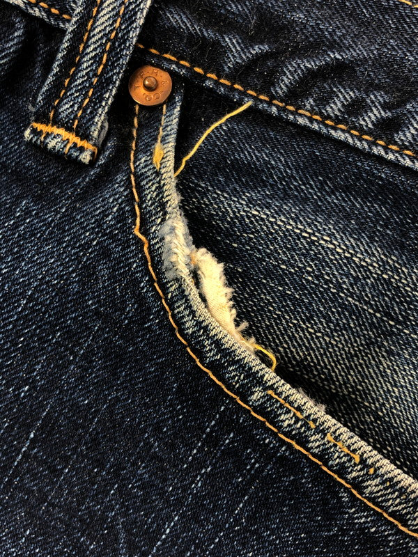 【現状渡し品】【メンズ】 THE FLAT HEAD ザ フラット ヘッド REGULAR STRAIGHT JEANS 3005 レギュラー ストレート ジーンズ ボトムス 156-260808-rt-18-tagh サイズ：W34 L36 カラー：インディゴ 万代Net店