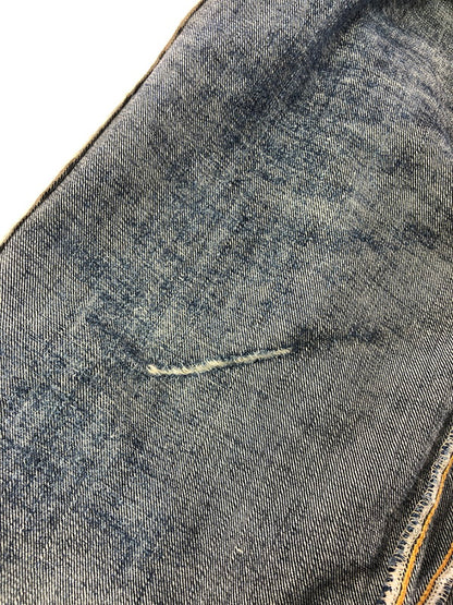 【現状渡し品】【メンズ】 THE FLAT HEAD ザ フラット ヘッド REGULAR STRAIGHT JEANS 3005 レギュラー ストレート ジーンズ ボトムス 156-260808-rt-18-tagh サイズ：W34 L36 カラー：インディゴ 万代Net店
