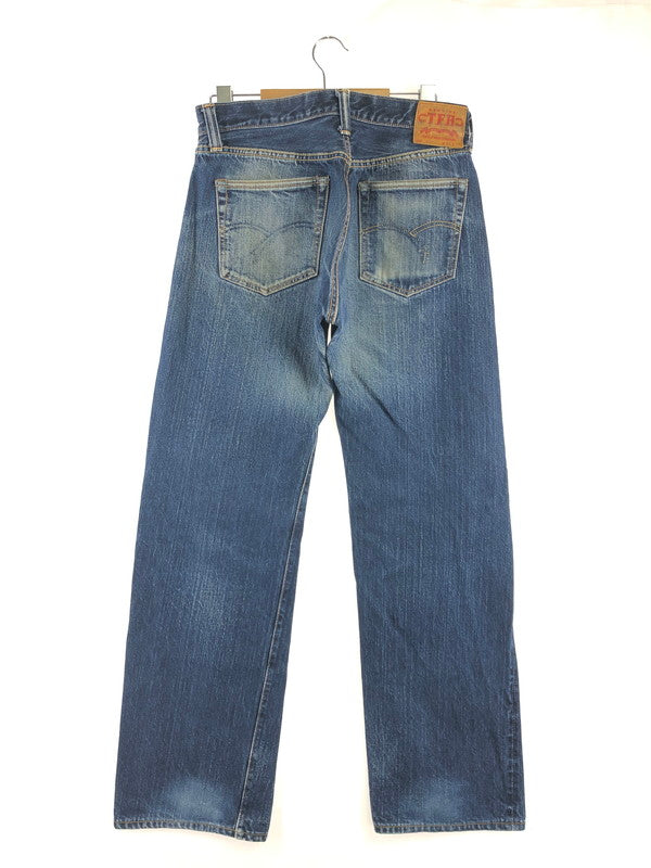 【現状渡し品】【メンズ】 THE FLAT HEAD ザ フラット ヘッド REGULAR STRAIGHT JEANS 3005 レギュラー ストレート ジーンズ ボトムス 156-260808-rt-18-tagh サイズ：W34 L36 カラー：インディゴ 万代Net店