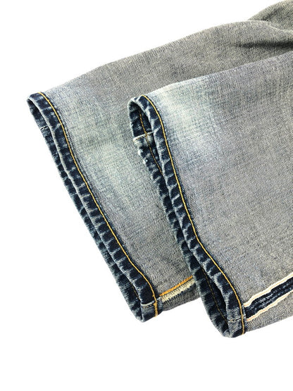 【現状渡し品】【メンズ】 THE FLAT HEAD ザ フラット ヘッド REGULAR STRAIGHT JEANS 3005 レギュラー ストレート ジーンズ ボトムス 156-260808-rt-18-tagh サイズ：W34 L36 カラー：インディゴ 万代Net店