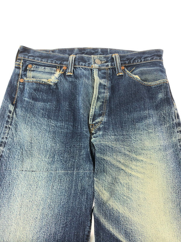 【現状渡し品】【メンズ】 THE FLAT HEAD ザ フラット ヘッド REGULAR STRAIGHT JEANS 3005 レギュラー ストレート ジーンズ ボトムス 156-260808-rt-18-tagh サイズ：W34 L36 カラー：インディゴ 万代Net店