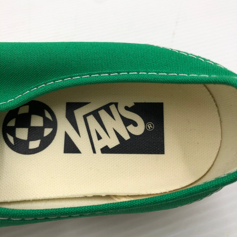 【中古美品】【メンズ】 VANS バンズ MTE AUTHENTIC REISSUE 44 GREEN オーセンティック リイシュー 44 スニーカー 靴 162-260807-rt-25-tagh サイズ：26.5cm US8.5 カラー：グリーン 万代Net店