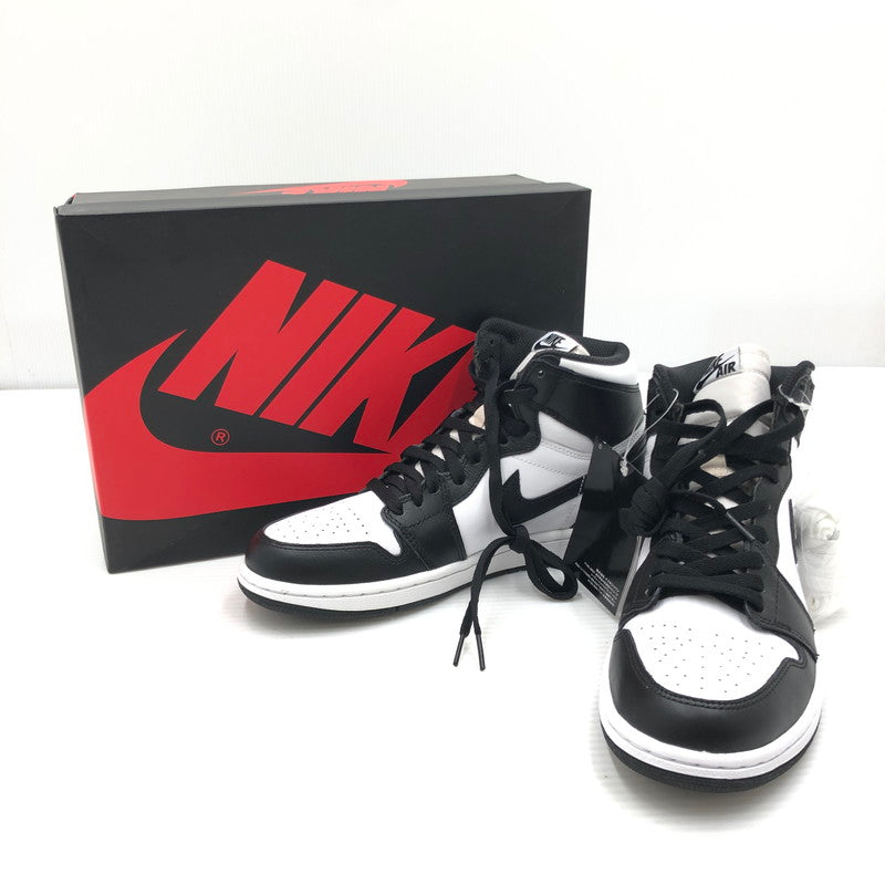 【中古品】【メンズ】 NIKE ナイキ AIR JORDAN 1 RETRO HIGH OG BLACK WHITE(2014) 555088-010 エア ジョーダン 1 レトロ スニーカー 靴 160-260807-rt-22-tagh サイズ：26cm US8 カラー：BLACK/WHITE-BLACK 万代Net店