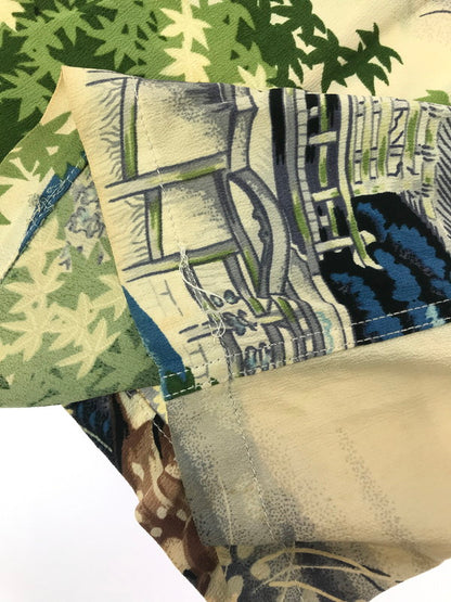 【現状渡し品】【メンズ】 SUN SURF サンサーフ LS ALOHA SHIRT SS20395 鹿×奈良 ロングスリーブ アロハシャツ 開襟シャツ トップス 145-260807-rt-17-tagh サイズ：L カラー：ベージュ 万代Net店