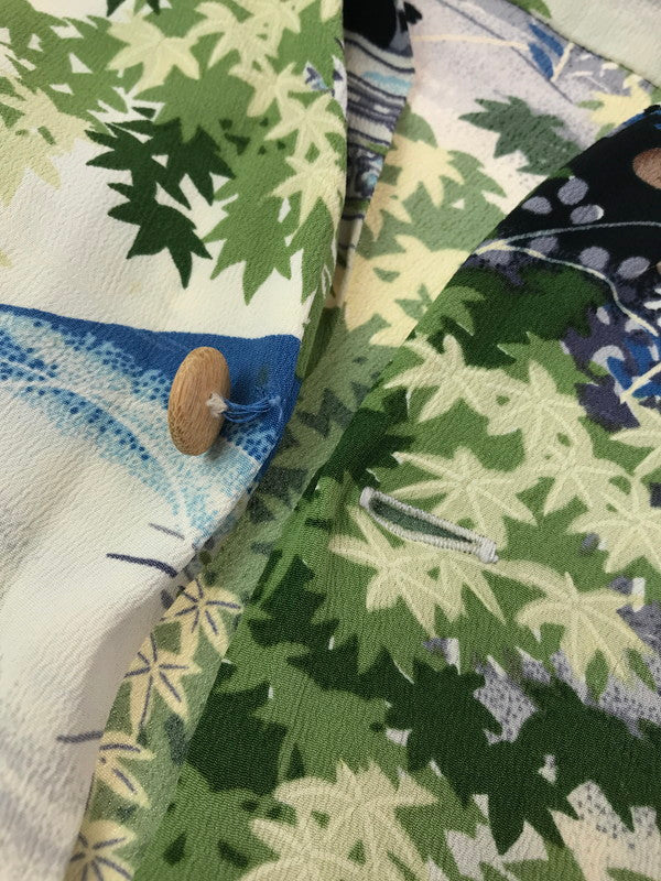 【現状渡し品】【メンズ】 SUN SURF サンサーフ LS ALOHA SHIRT SS20395 鹿×奈良 ロングスリーブ アロハシャツ 開襟シャツ トップス 145-260807-rt-17-tagh サイズ：L カラー：ベージュ 万代Net店